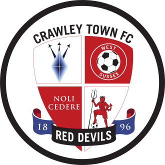 Crawley Town FC badge (via Wikipedia)