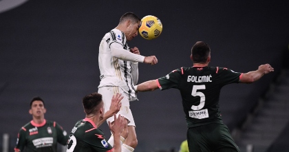 A Cristiano Ronaldo header during his time at Juventus