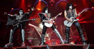 Kiss, the band, on stage