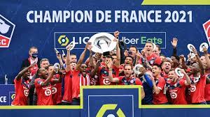 Lille with Ligue 1 title (via CBS Sports)