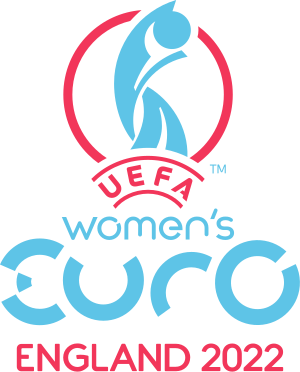 Logo for UEFA Women's Euro 2022 (via Wikipedia)