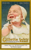 Antique Gillete advert