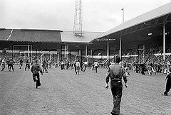 Football crowd trouble