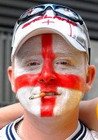 Painted England fan