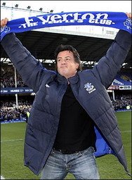 Sylvester Stallone at Everton