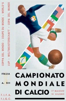 Official poster for the 1934 FIFA World Cup (via Wikipedia)