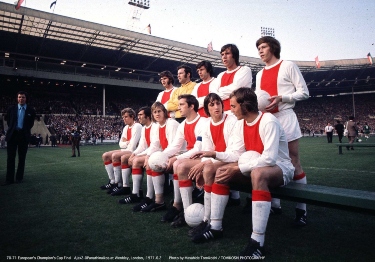 Ajax team, pre 1971 European Cup final