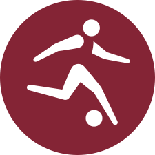 2020 Tokyo Olympics Football Pictogram (via Wikipedia) 