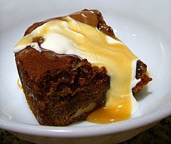Sticky toffee pudding (via Wikipedia)