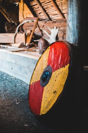 Viking Shield (via Erik Mclean at Pexels)